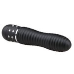 Easytoys Mini Vibrator Geribbeld - Zwart