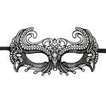 Easytoys Metalen Venetiaans Masker - Zwart