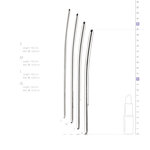 Sinner - Metalen Dilator Set 4-7mm - 4 Stuks