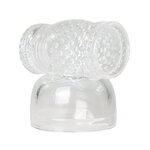 EasyToys Wand Collection &ndash; Opzetstuk Met Masturbator - Clear