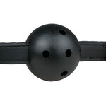 Ball gag met PVC bal - zwart