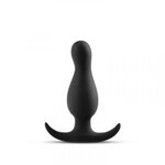 Anal Adventures Platinum - Curve Anaal Plug - Zwart
