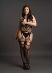 Bodystocking met Bretels - Plus Size