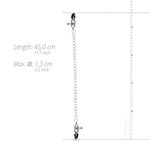 Grote Tepelklemmen Met Ketting
