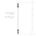 Vlinder Tepelklemmen Met Ketting