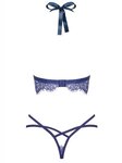 Flowlace Kanten 2-delige Bh Set - Blauw