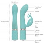 Pillow Talk - Kinky Rabbit & G-Spot Vibrator - Teal
