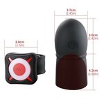 OTOUCH - Super Striker Verlengende Penis Sleeve Met Vibraties - Zwart