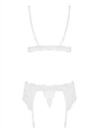 3-Delige Kanten Jarretel Set - Wit