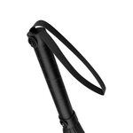 Kunstleren Flogger - Zwart