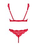 Bergamore 2-delige Open BH set - Rood