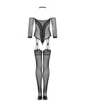 Mesh Catsuit - Zwart