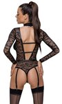 Body met Bandjes - Zwart