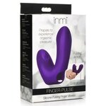 Siliconen pulserende vingervibrator
