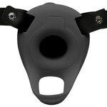 Gladde Siliconen Penis Sleeve - Zwart