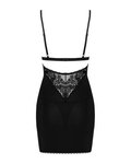 Maderris Elegante Babydoll en String - Zwart