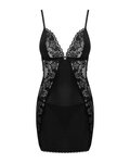 Maderris Elegante Babydoll en String - Zwart