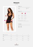 Bellastia Babydoll Met Sexy String - Zwart