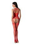 Passion - BS095 Sensuele Catsuit - Rood