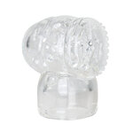 EasyToys Wand Collection &ndash; Opzetstuk Met Masturbator - Clear