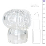 EasyToys Wand Collection &ndash; Opzetstuk Met Masturbator - Clear