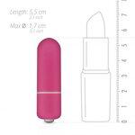 Bullet vibrator met 10 snelheden - roze