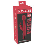 Stotende, Roterende & Verwarmende Rabbit Vibrator