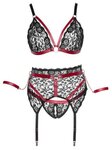 BH Bondage Jarretel Set - Zwart