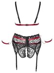 BH Bondage Jarretel Set - Zwart