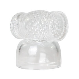 EasyToys Wand Collection &ndash; Opzetstuk Met Masturbator - Clear