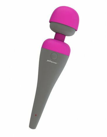 PalmPower - PalmPower Wand Massager - Grijs &amp; Roze