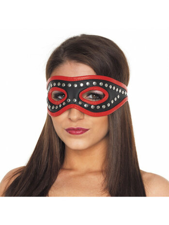 Rimba - Open oogmasker, versierd met nieten