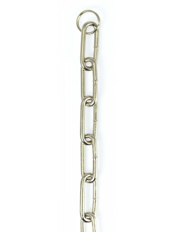 Rimba - Ketting, gelast met sleutelringen 100 cm.