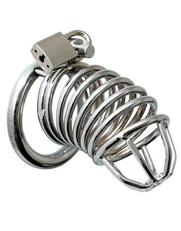 Rimba - Metalen penis kuisheidsgordeltje met hangslot