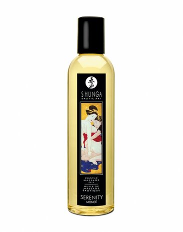 Shunga - Massage olie - Serenity Mono&iuml; 250 ml