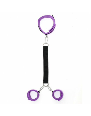 Rimba - Soft Bondage halsband met handboeien