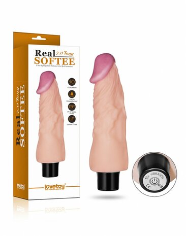 Vibrating Real Softee 7&quot; Realistic