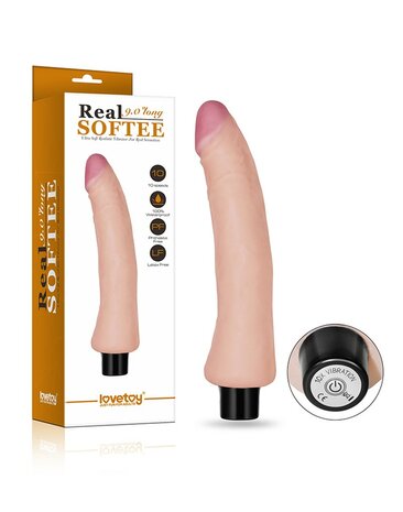 Vibrating Real Softee 9&quot; Realistic