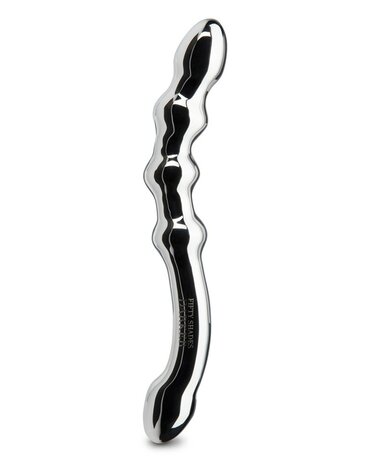 Deliciously Deep - FSoG &quot;Darker&quot; Steel G-Spot Dildo