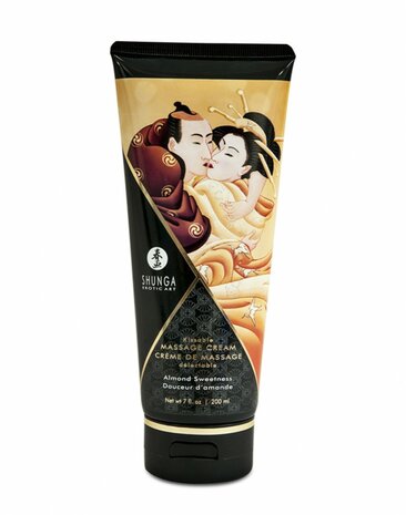 Shunga - Eetbare Massage Cr&egrave;me - Almond Sweetness - 200 ml