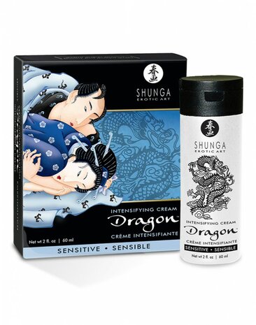 Shunga - Dragon Cream Sensitive - Intensifi&euml;rende Cr&egrave;me - 60 ml