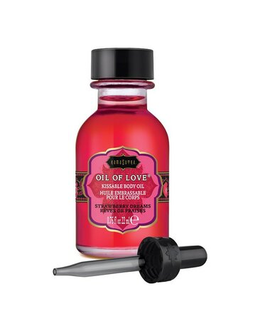 KamaSutra - Oil of Love - Kusbare Lichaamsolie - Strawberry Dreams - 22 ml