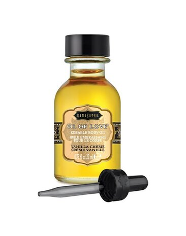 KamaSutra - Oil of Love - Kusbare Lichaamsolie - Vanilla Cr&egrave;me - 22 ml