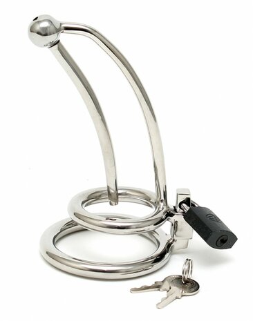 Rimba - Penis Chasisty with lock and curved Urethral tube