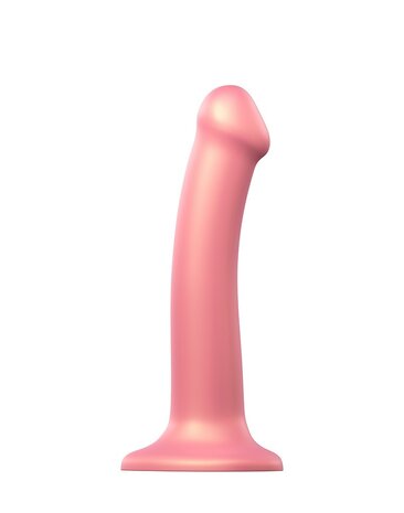 Strap-on-Me Mono Density Dildo Pink Metallic M