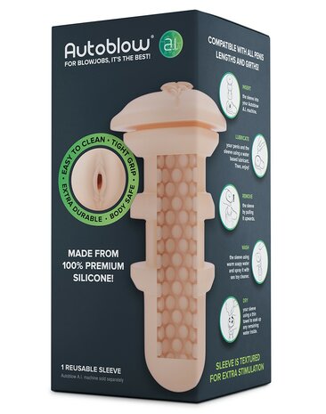 Autoblow A.I. Silicone Vagina Sleeve