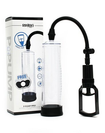 Rimba Toys - P-Pump PP01 - Penisvergroter met Handpomp - Zwart