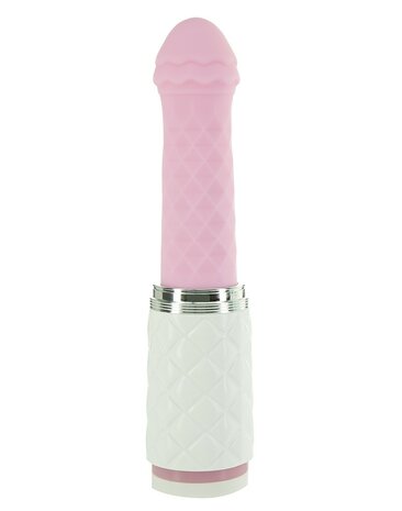 Pillow Talk - Feisty - Thrusting Vibrator - Roze