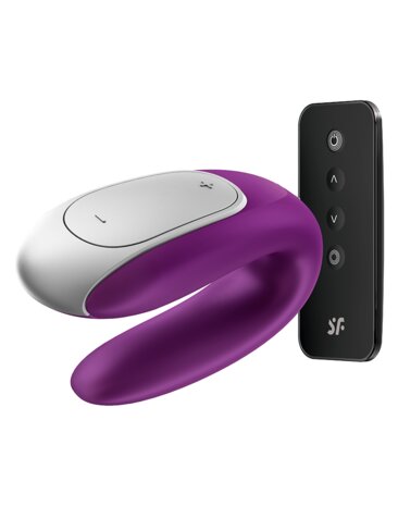 Satisfyer - Double Fun - Luxe Koppel Vibrator - Paars