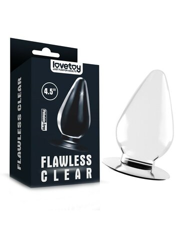 Love Toy - Flawless Clear Anal Plug 11.5 cm